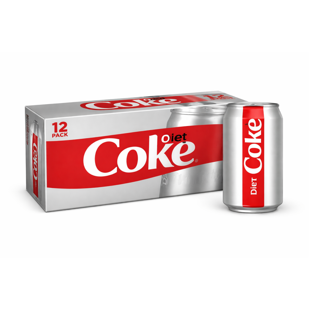 Soda Diet Coke 12 Oz can 12 Pack