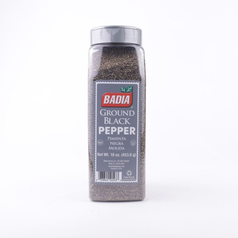 Badia Ground Black Pepper Pint 16 Oz