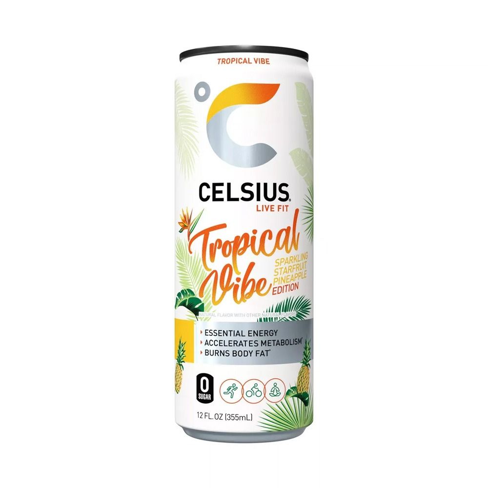 Celsius Sparkling Tropical Vibe 12 Oz