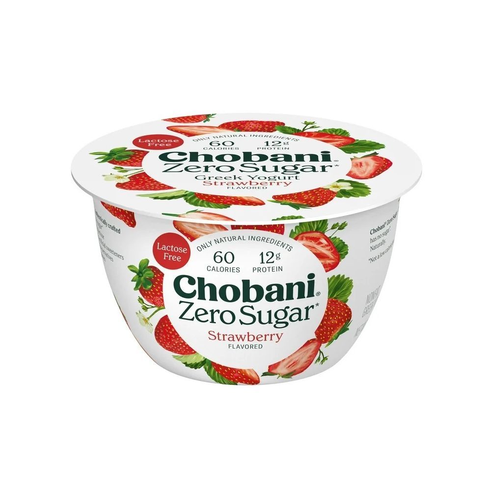 Chobani Yogurt Greek FOB Strawberry 0% 5.3 Oz