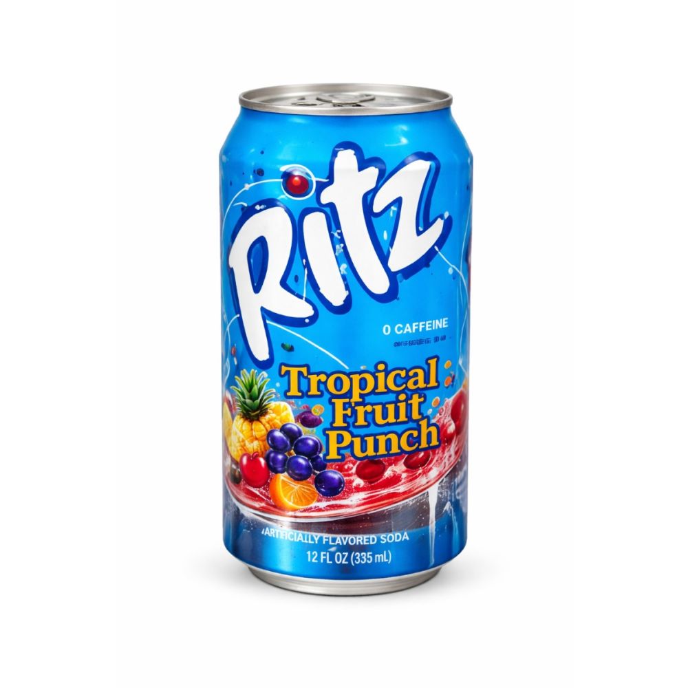 Ritz Fruit Punch Soda 12 Oz