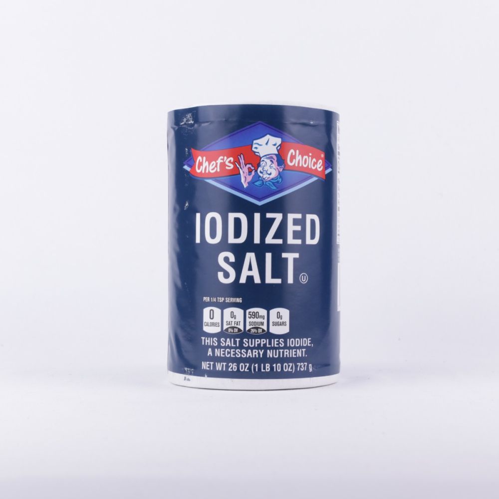 Salt Iodized 26 Oz